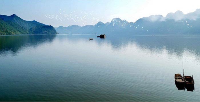 Huyện Yên Mô Ninh Bình nổi tiếng với hồ Đồng Thái
