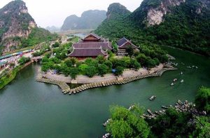 Ninh Bình với khung cảnh ấn tượng khi nhìn từ trên cao