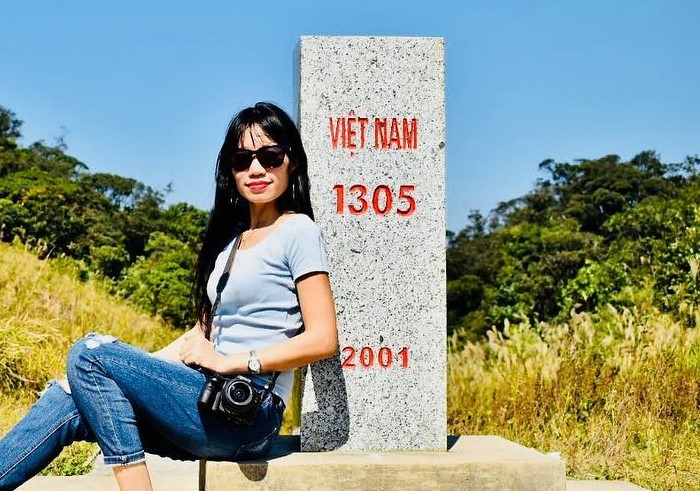 Cột mốc số 1305 là địa điểm ngắm cỏ lau lý tưởng tại Bình Liêu